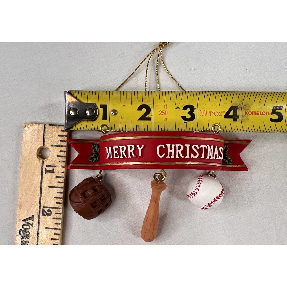 Baseball Christmas Ornament Bat Ball Glove - Picture 8 of 8